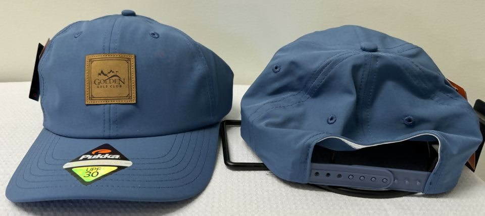 Golden Golf Club Logo Hat - Mid Crown Square Patch