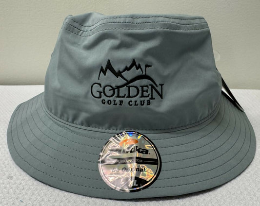 Golden Golf Club Logo Bucket Hat