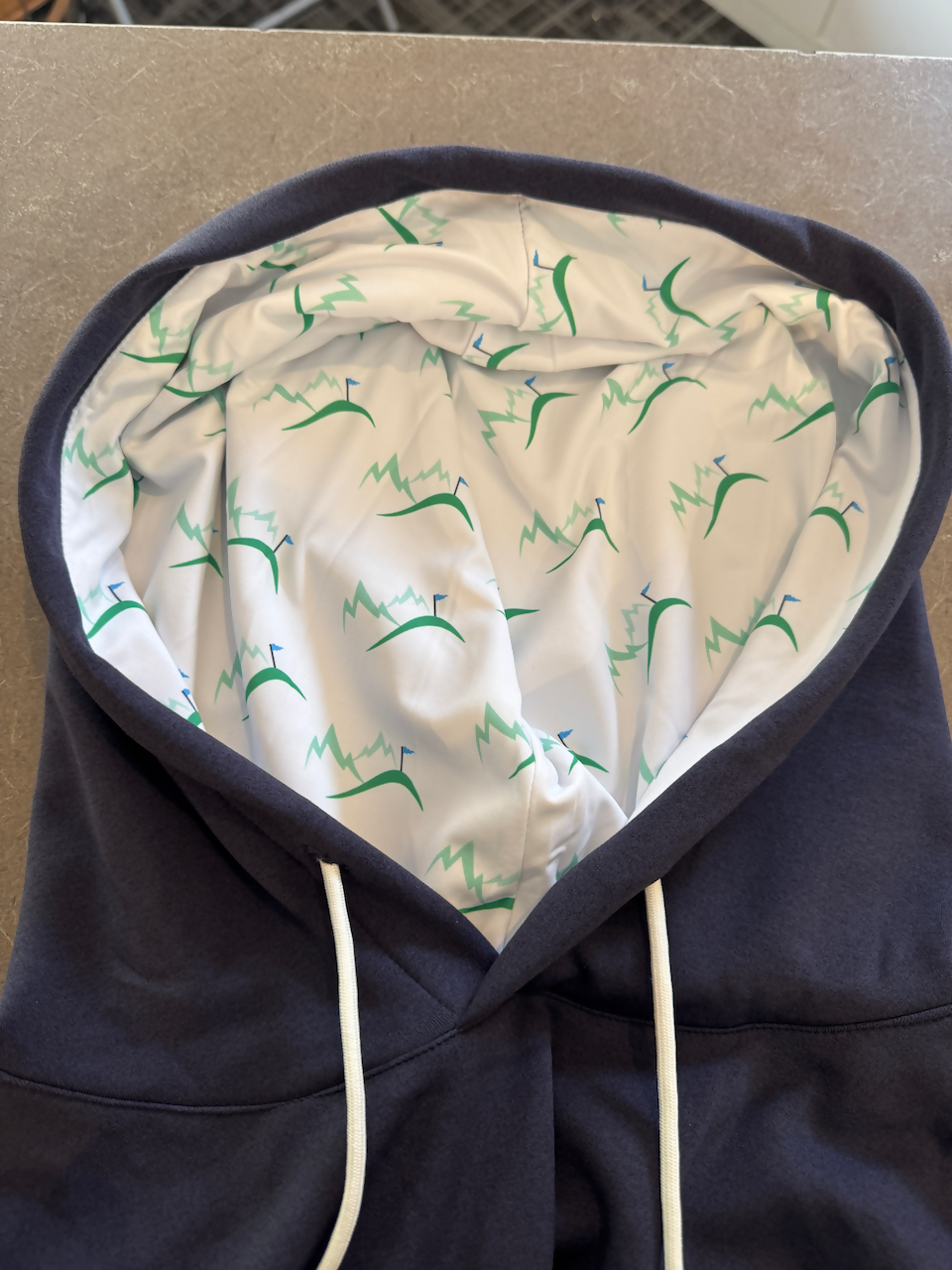 JQ Custom Hoodie with Golden Golf Club Logo