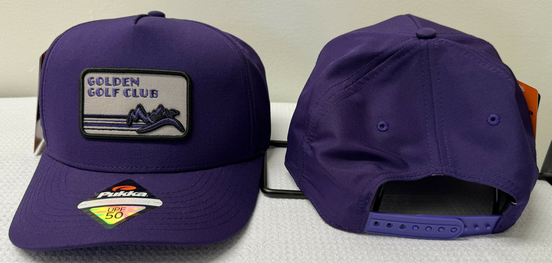 Golden Golf Club Logo Hat - High Crown GA204