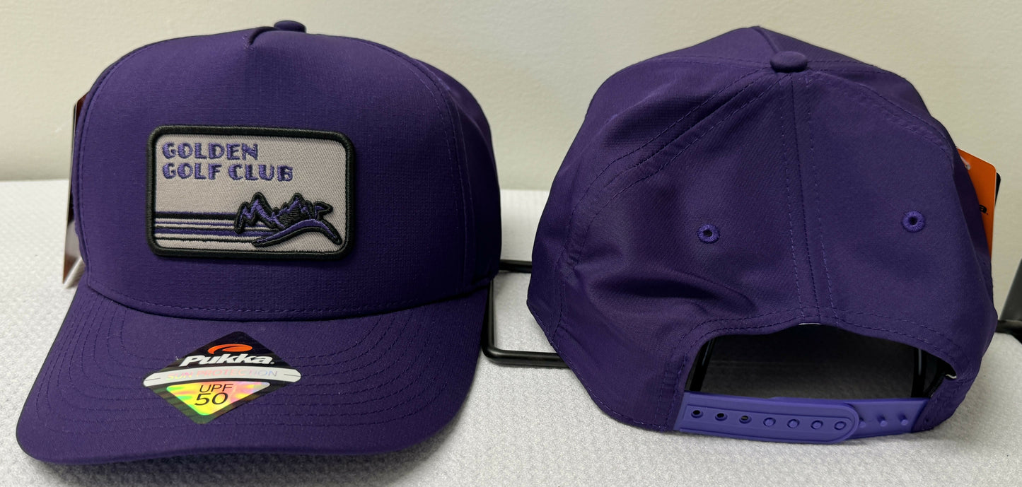 Golden Golf Club Logo Hat - High Crown GA204