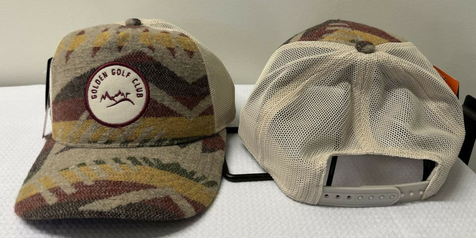Golden Golf Club Logo Hat - Mid Crown GA904