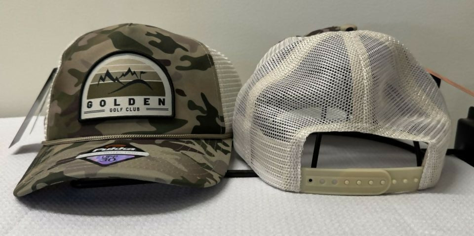 Golden Golf Club Logo Hat - Mid Crown 904