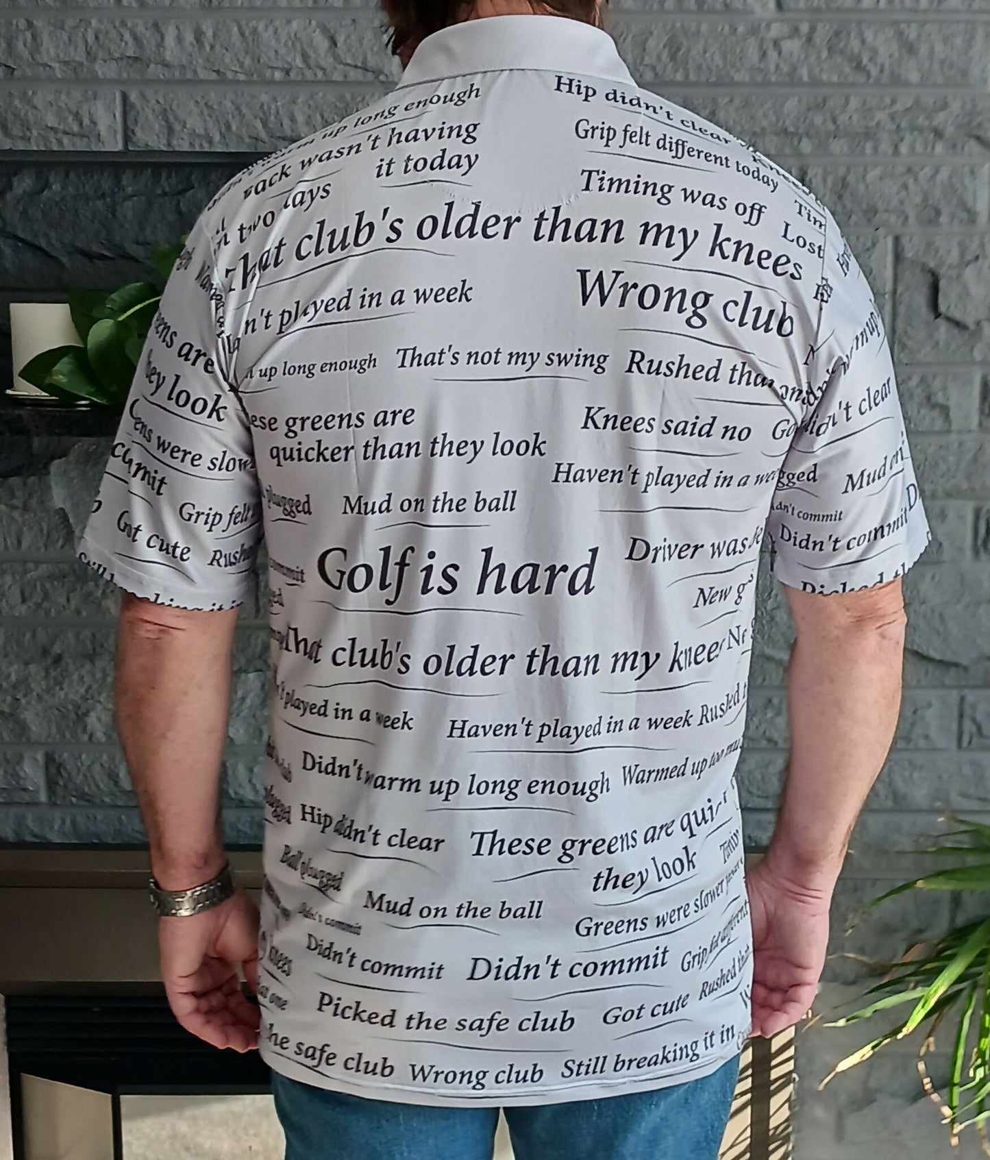 Golf Excuses Performance Polo