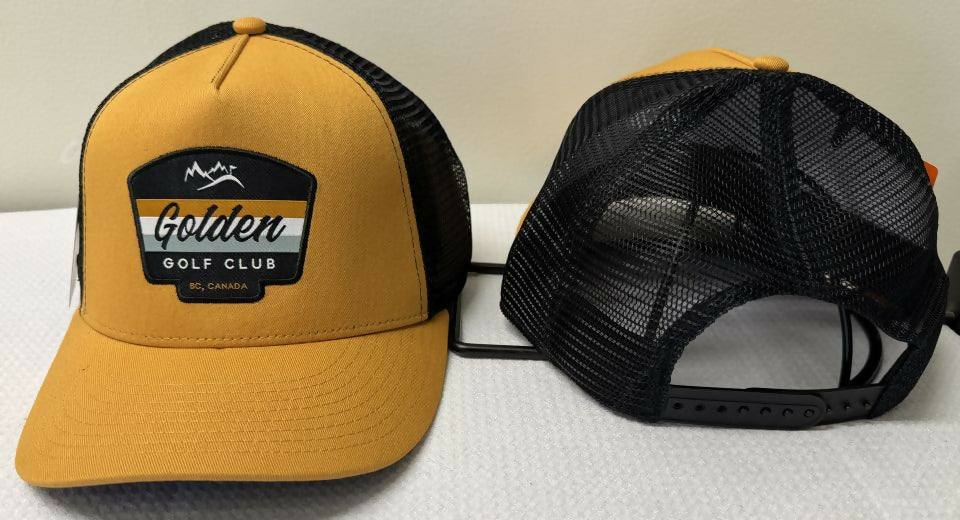 Golden Golf Club Logo Hat - High Crown 204