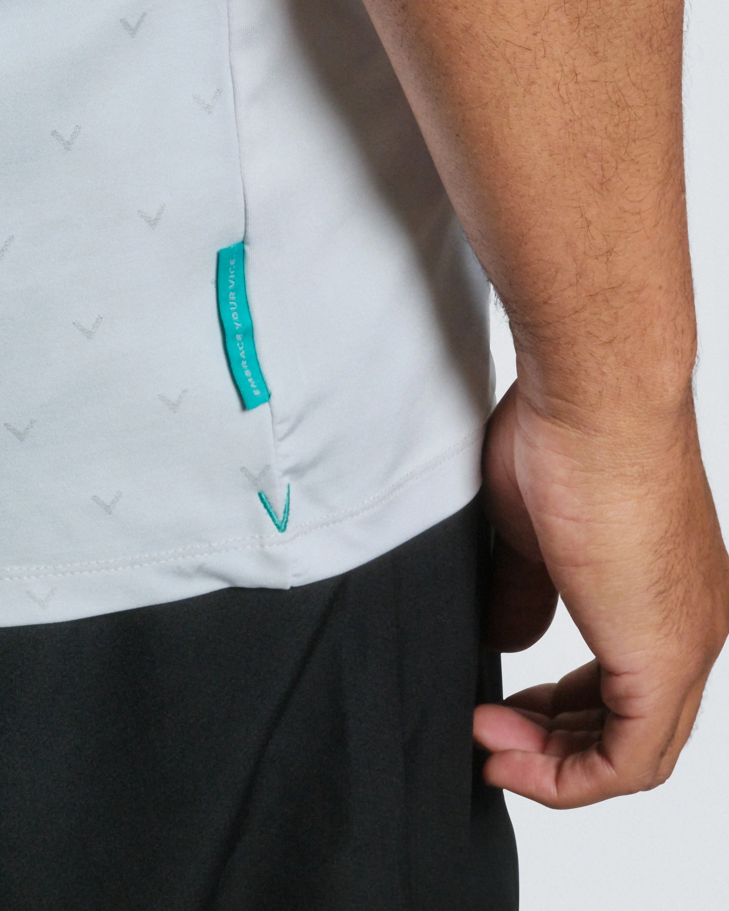 VICE Mock-Neck Golf Polo