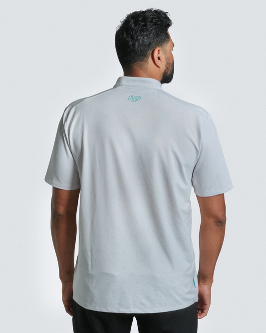 VICE Mock-Neck Golf Polo