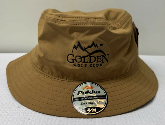 Golden Golf Club Logo Bucket Hat