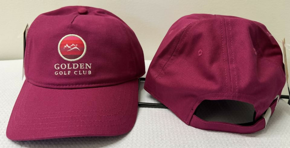 Golden Golf Club Logo Hat - Low Crown 104