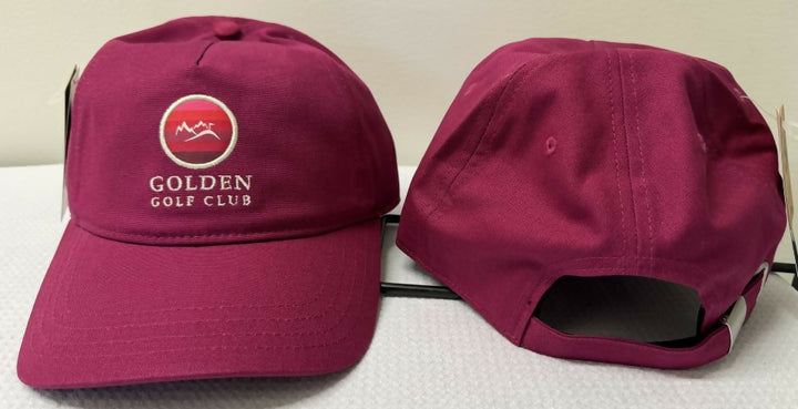 Golden Golf Club Logo Hat - Low Crown 104