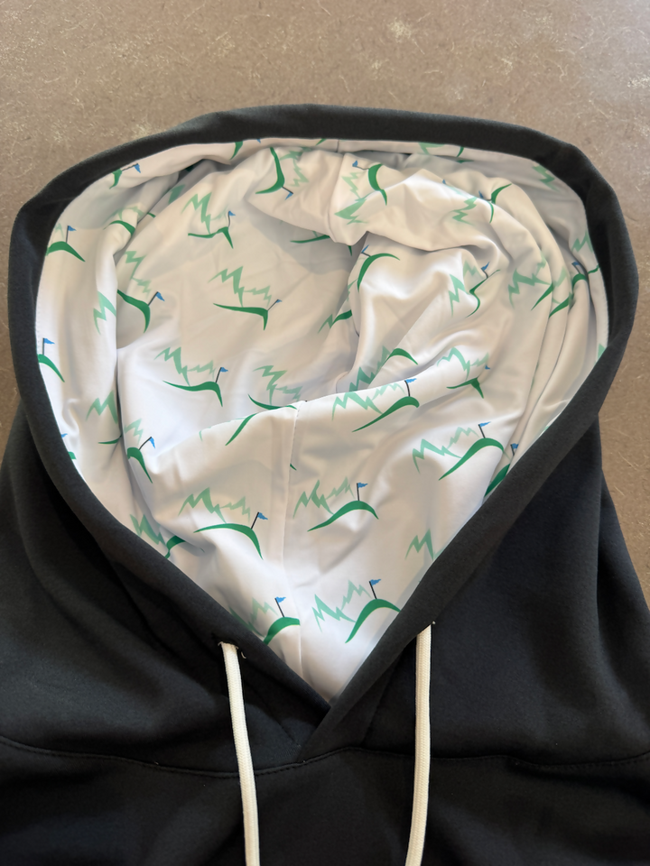 JQ Custom Hoodie with Golden Golf Club Logo