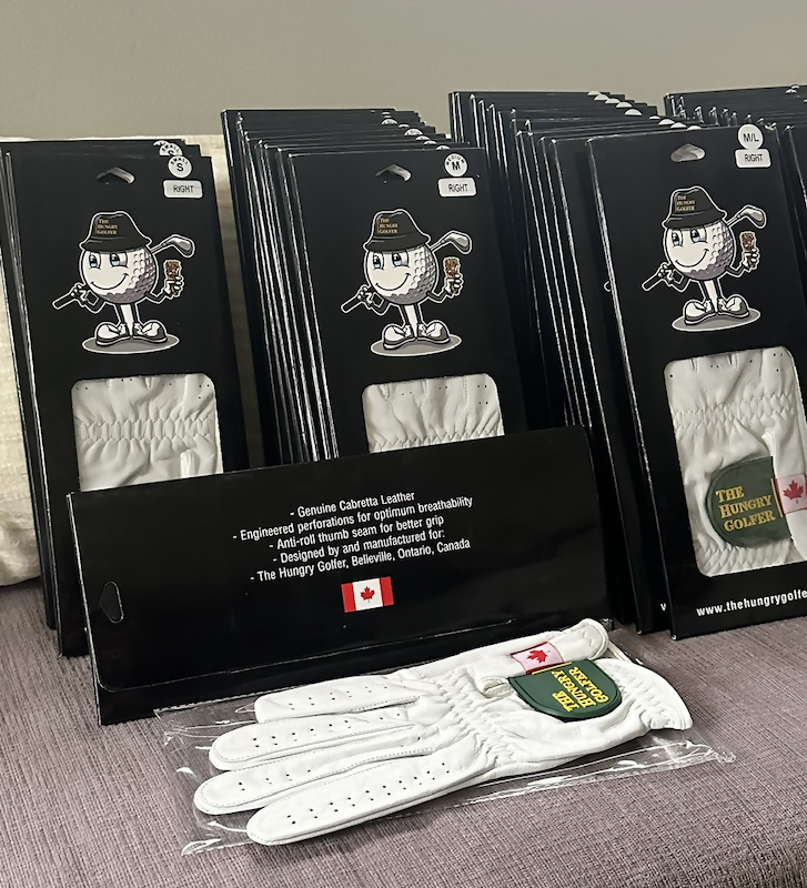 The Hungry Golfer - 100% cabretta leather golf glove