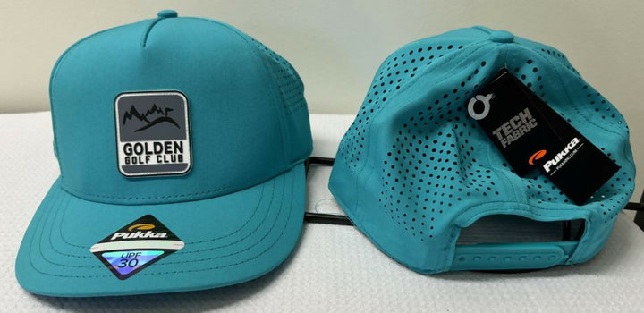Golden Golf Club Logo Hat - Low Crown Mesh