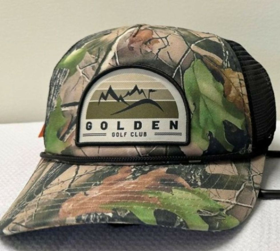 Golden Golf Club Logo Hat - Mid Crown 904