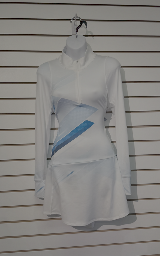 Lucky In Love Shades of Blue L/S Dress