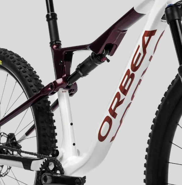 Orbea OIZ H10 L White Chic- Shadow Coral (Gloss) - Owner's Bike