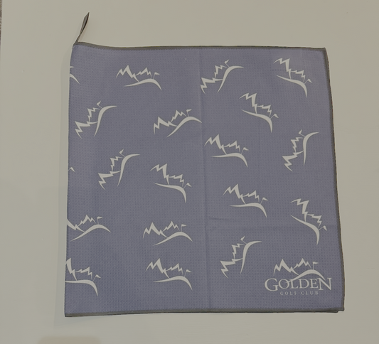 Golden Golf Club Logo Tour Towel