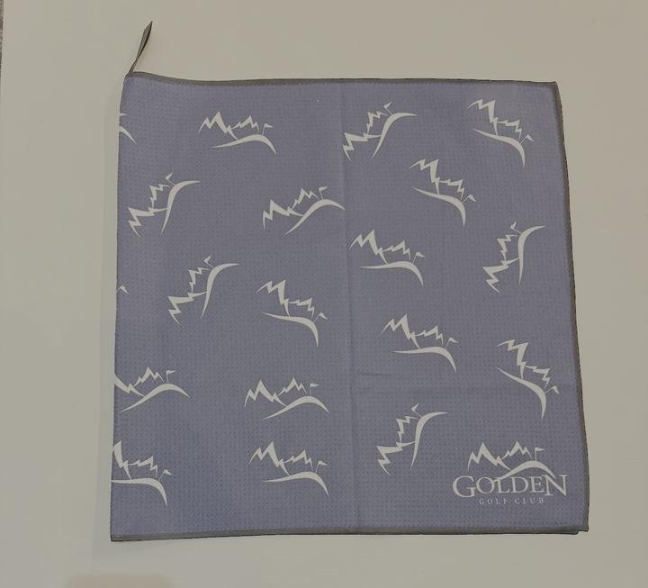 Golden Golf Club Logo Tour Towel